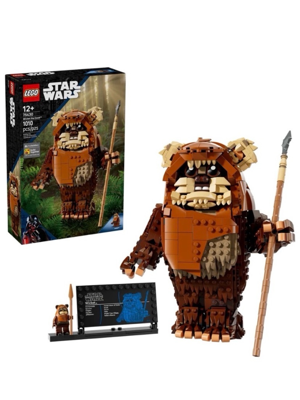 LEGO Star Wars Wicket the Ewok Buildable Figure 75430 New Sealed 1010pcs